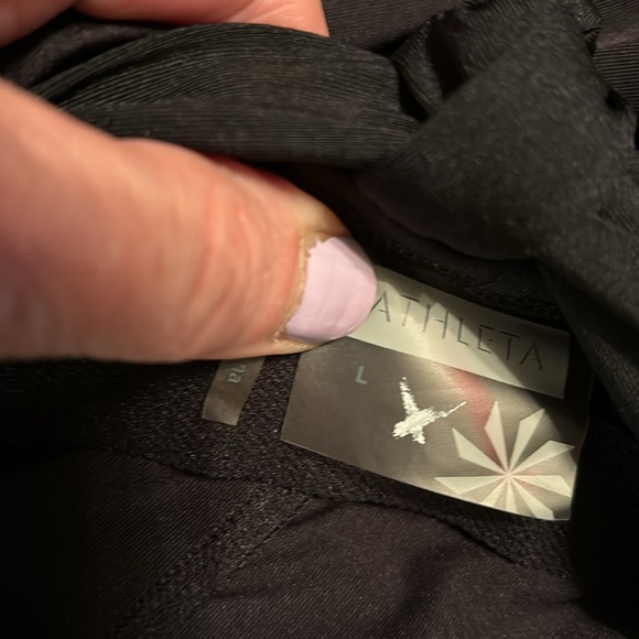 Athleta Halter Dress, Size Large, Black - Picture 8 of 12